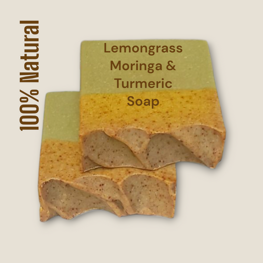 Turmeric & Moringa w/ Lemongrass Bar Soap