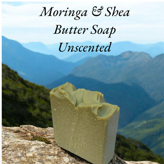 Moringa & Shea Butter Bar Soap- Sensitive