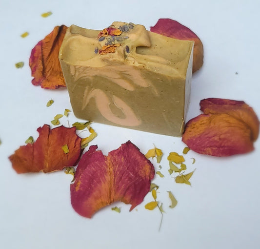 Rose Clay & Moringa w/ Lavender Bar Soap