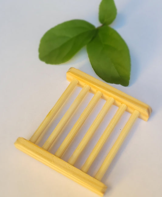 Bamboo Wood Self-Draining Soap Holder