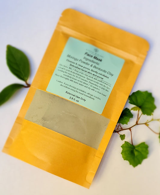 Face Mask- Moringa Powder & Bentonite Clay