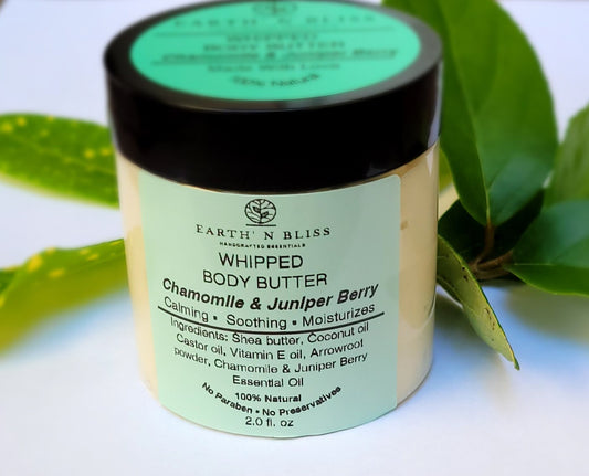 Whipped Body Butter- Chamomile & Juniper Berry