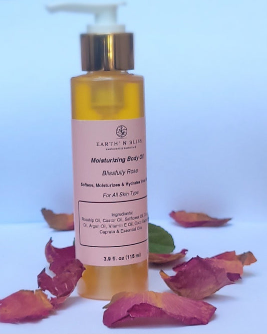 Moisturizing Body Oil- Blissfully Rose