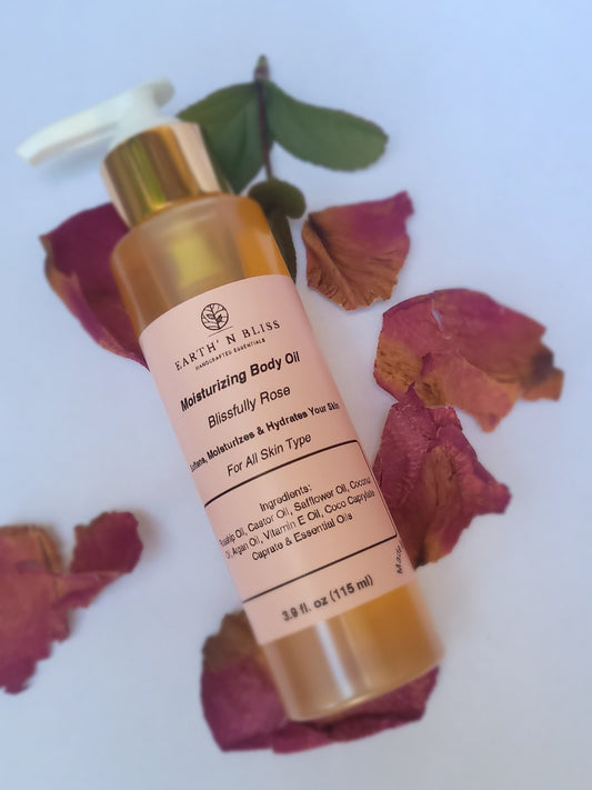 Moisturizing Body Oil- Blissfully Rose